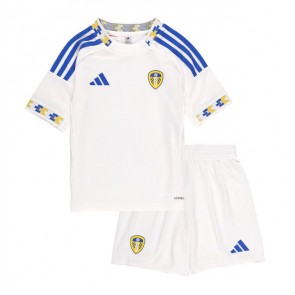 Leeds United Hjemmebanetrøje Børn 2025-26 Kortærmet (+ Korte bukser)